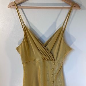 Brand: ZARA - Color: Gold - Style: Dress